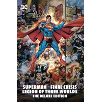 SUPERMAN FINAL CRISIS LEGION OF THREE WORLDS DELUXE EDN HC - GEOFF JOHNS