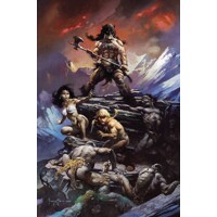 FIRE AND ICE #1 CVR W FRAZETTA MOVIE POSTER ART CGG SGN